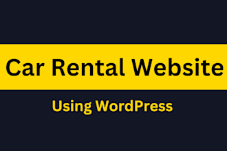 create car rental website with booking and payment system SEO optimized