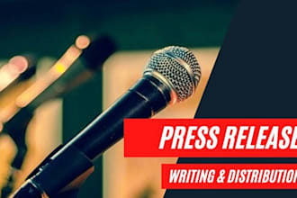 do music press release writing and distribution music PR distribution