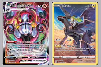 create custom pokemon mtg and tcg card illustrations