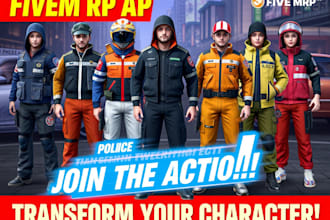make a custom fivem eup clothing, uniform, bikers vest