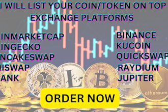 superfast coin, token listing on cmc, coingecko and top exchange platforms