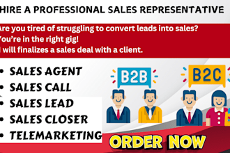 salesperson sales closer telemarketing virtual assistant to increase your sales