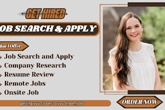 apply for remote jobs, handle job search, job application and job hunting