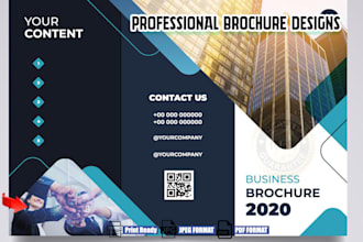 do professional company profiles, brochures, annual report, employee handbook