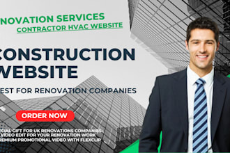 do construction website remodeling roofing plumbing architecture hvac website