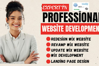 redesign or revamp wix ecommerce website wix product, wix seo, duplicate website