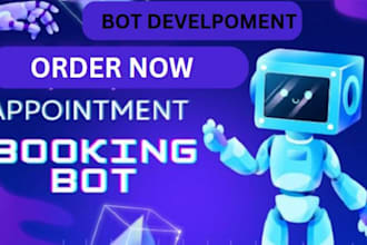 develop embassy bot, bls appointments bot, visa booking bot, flight booking