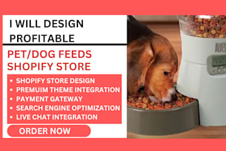 profitable dog accessories shopify store dog bone pet feeder dog  food store