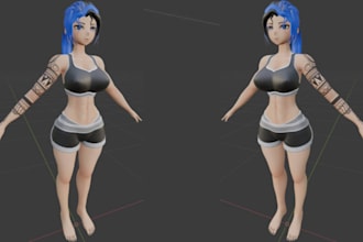 do custom 3d vrchat avatar rig vr character model, nsfw vrc for vtuber pc quest