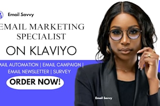 setup email marketing automation campaign template sales funnel flows on klaviyo