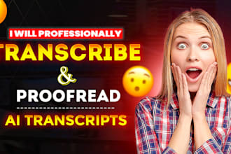 edit your ai generated transcripts in 24 hours