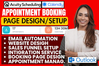 setup squarespace acuity scheduling, acuity appointment booking page design