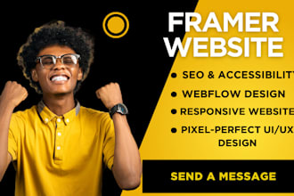 design a responsive framer website, figma to framer, webflow to framer