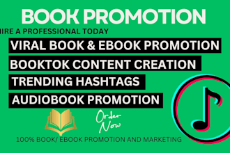 do booktok video tiktok promotion kdp booktok author booktok advertising