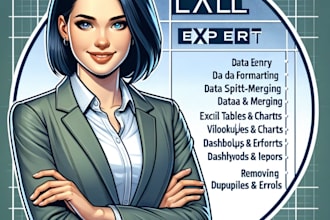 clean,format,marge ,split, extract excel data