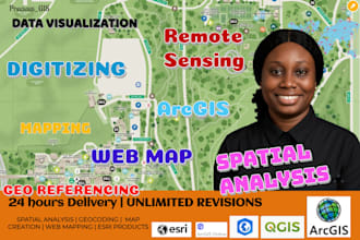 do high precision mapping with arcgis, qgis, and remote sensing