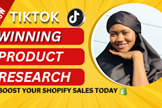 find tiktok winning product research for your dropshipping store