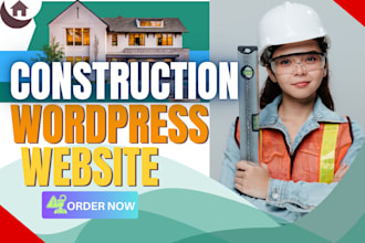 building modern contractor, super construction,  website
