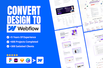 develop webflow website, webflow expert, figma to webflow