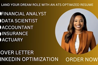 write finance resume, financial analyst, accountant, data scientist, actuary cv