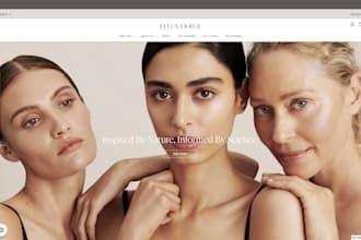 design a professional shopify skincare store,  beauty store, cosmetics website