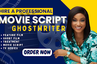adapt movie script screenplay feature short film TV series film script writer