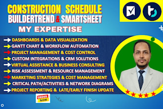 do construction schedule buildertrend smartsheet ms project