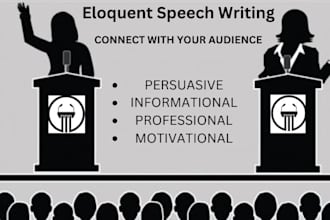write a perfect speech and a debate for any occasion