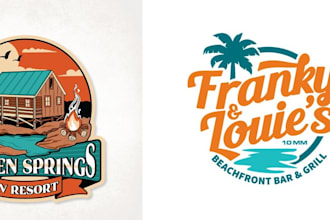 do travel agency hotel adventure photography logo design