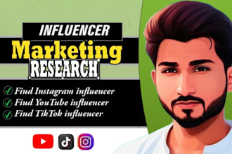 research and find best instagram, tiktok, youtube influencer email lists
