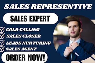 sales closer salesperson sale rep agent be your  virtual assistant telemarketing