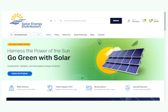 design solar panel shopify store solar website solar energy shopify dropshipping