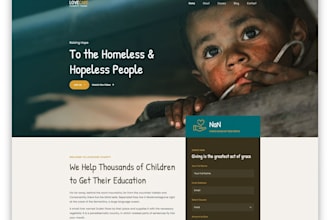 build charity, ngo website, fundraising, crowdfunding and nonprofit website