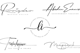design handwritten signature, luxury, scripted, cursive logo