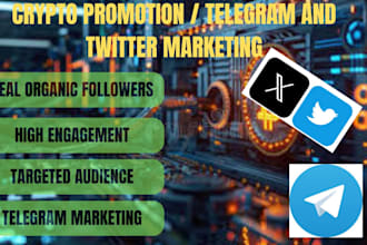 grow crypto telegram promotion, crypto telegram marketing, telegram subscriber