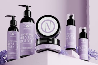 create realistic 3d product rendering for cosmetics, amazon, shopify