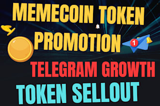 telegram promotion, pump fun token promotion to 50x memecoin daily token sales