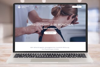 build a german website for any niche using wix or wordpress, deutsch website