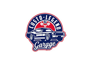design car automotive rental dealership and auto repair logo