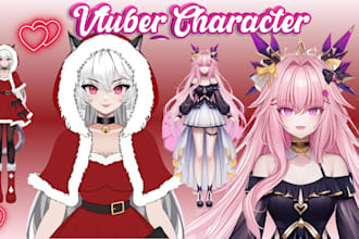 vtuber live2d, nsfw illustration, vtuber commission dakimakura, vtuber studio