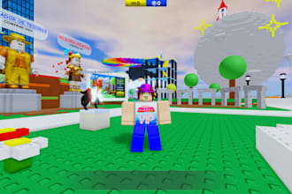 make a complete roblox game, roblox simulator game, roblox game developmet