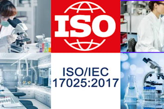 prepare documentation and offer consultancy for iso 17025 2017 accreditation