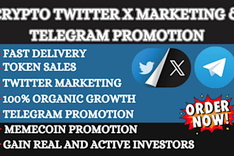 memecoin promotion to hit 100m mc crypto twitter x marketing telegram promotion