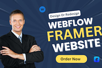 create a framer, webflow website, convert figma, and add animations
