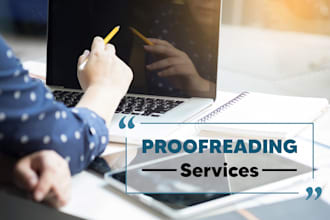 proofread and edit your document
