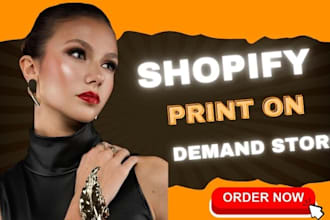 create shopify print on demand website product personalize teeinblue expert pod