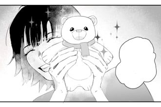 draw manga and comic pages for your unique ideas