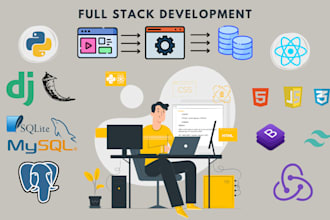 do django, python, next js websites as a full stack developer
