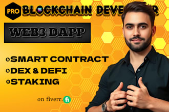 be your blockchain developer, web3 dapp and smart contract expert