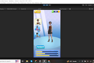 develop unity games based on your requirements